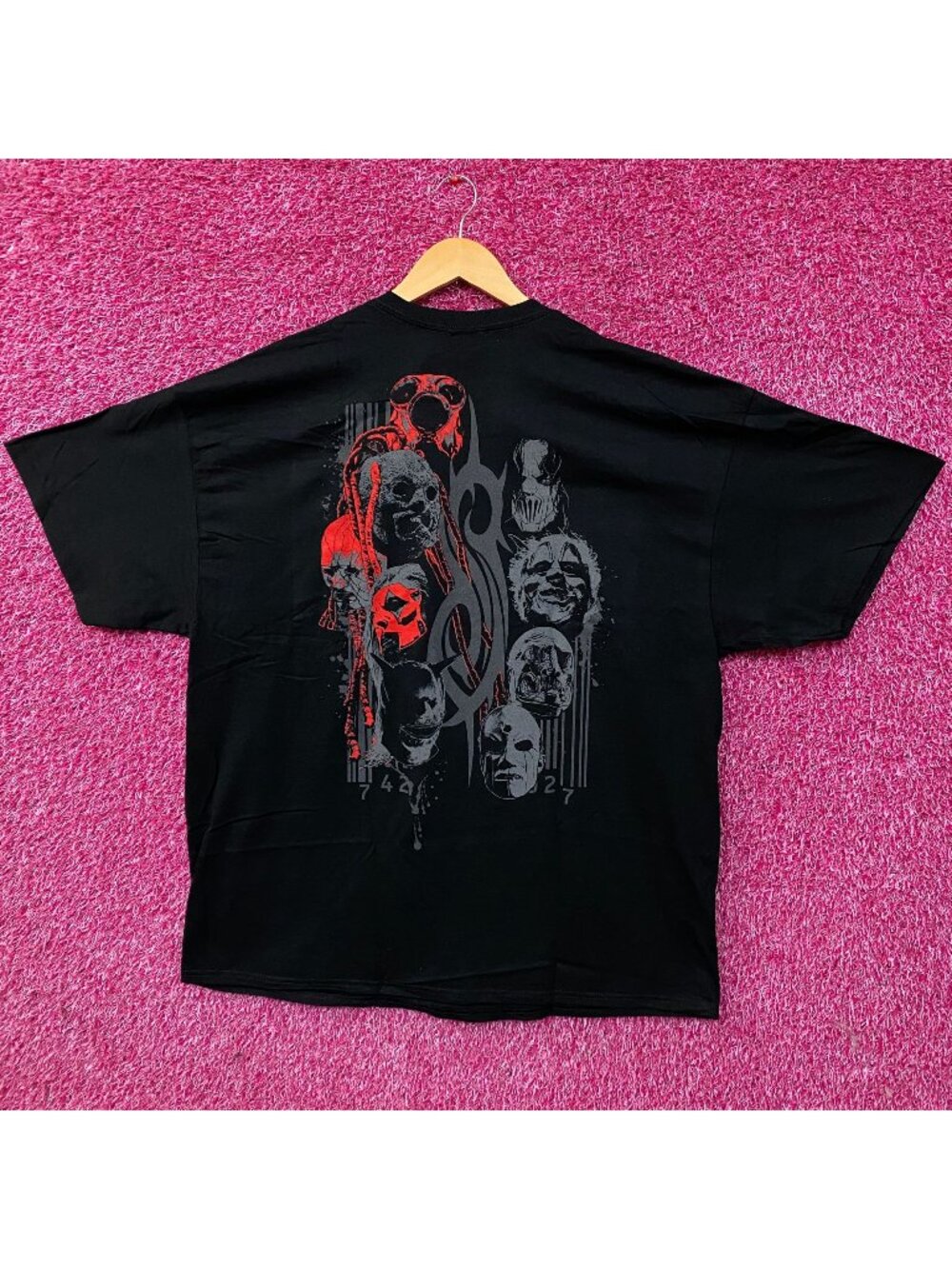Slipknot Masked Logo Nu Metal Band T-Shirt 2XL